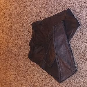 Shimmery Gold and Black Jeggings